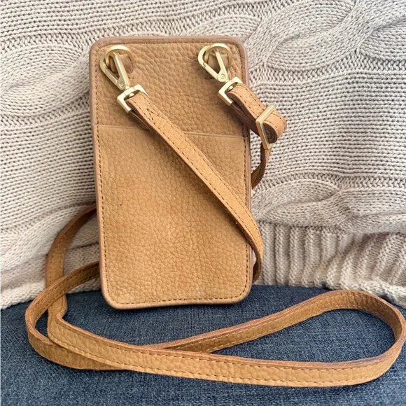 Hammitt Tan Leather Phone Crossbody - Picture 2 of 4